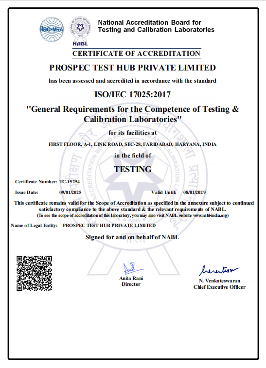 About NABL Certified